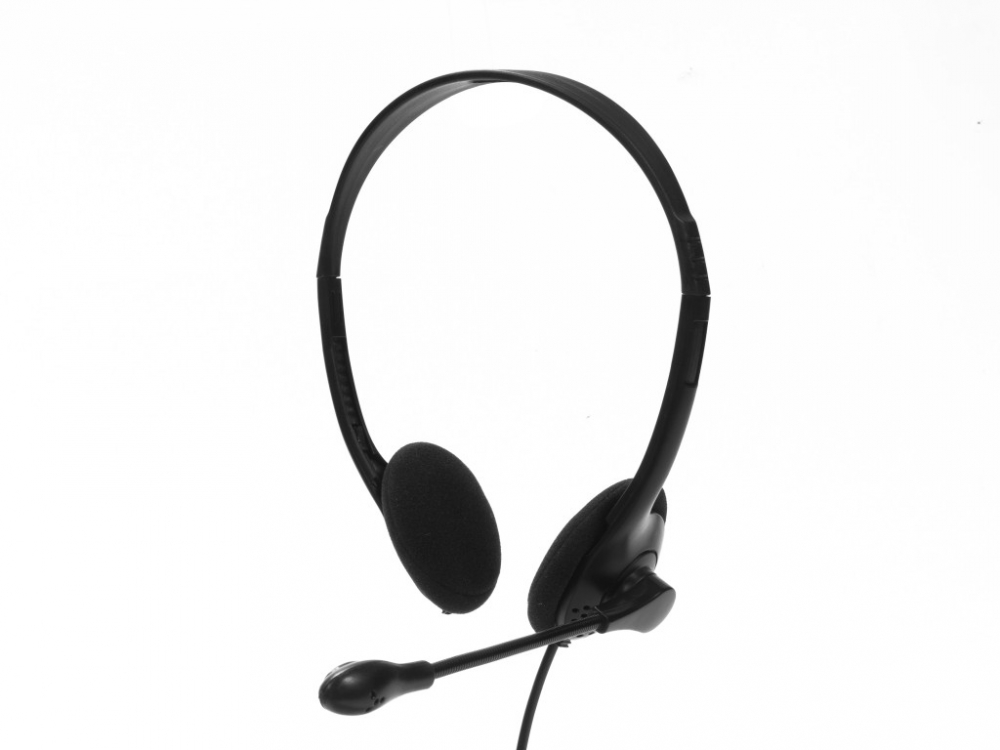 Căști cu fir Tellur Basic PCH1, microfon, control fir, USB, negru [1]