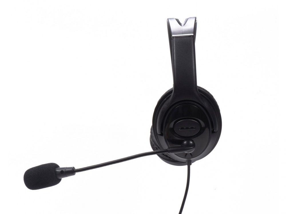 Căști cu fir Tellur Basic PCH2, microfon, control fir, USB, negru [2]