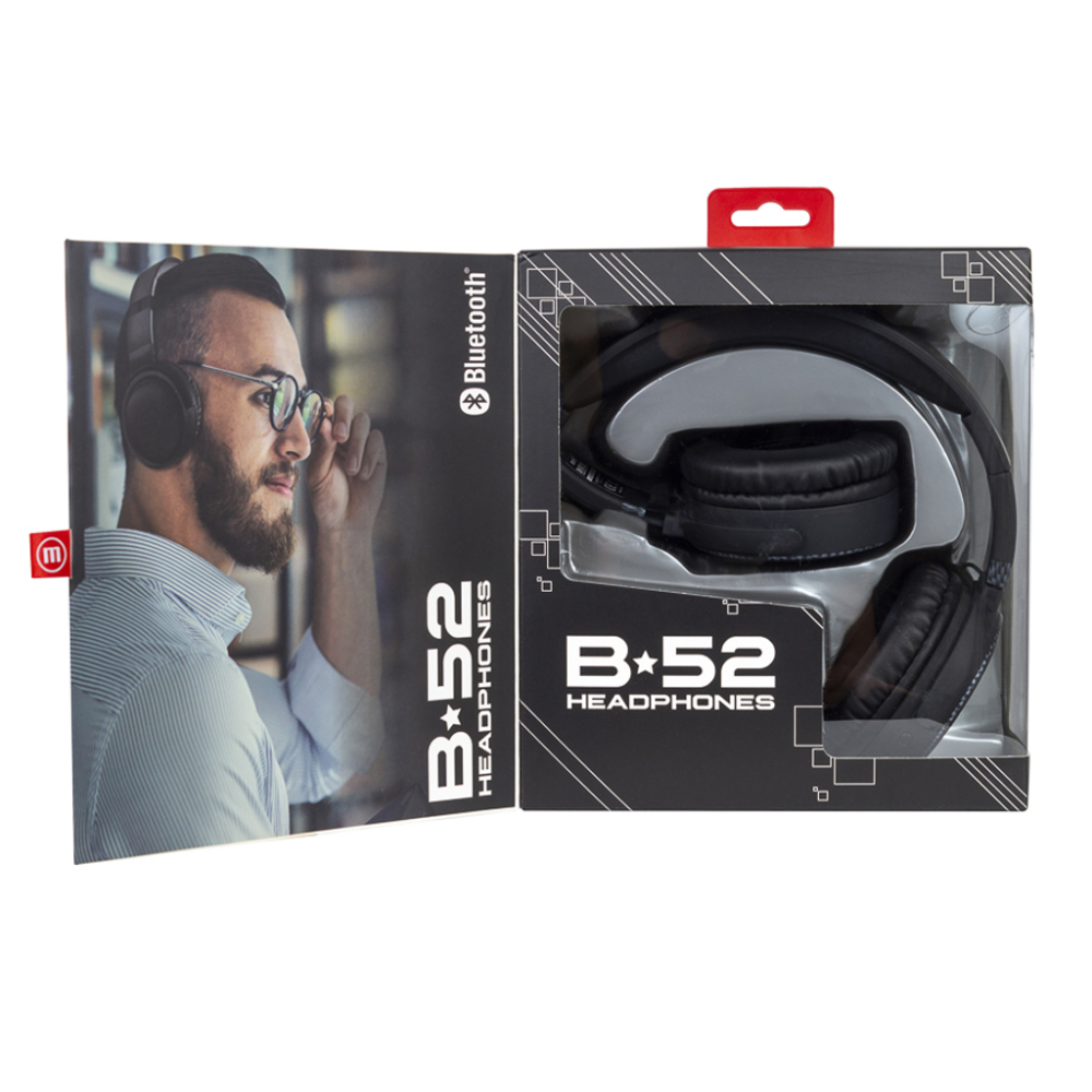 Casti fara fir bluetooth b52-bt negre maxell [3]