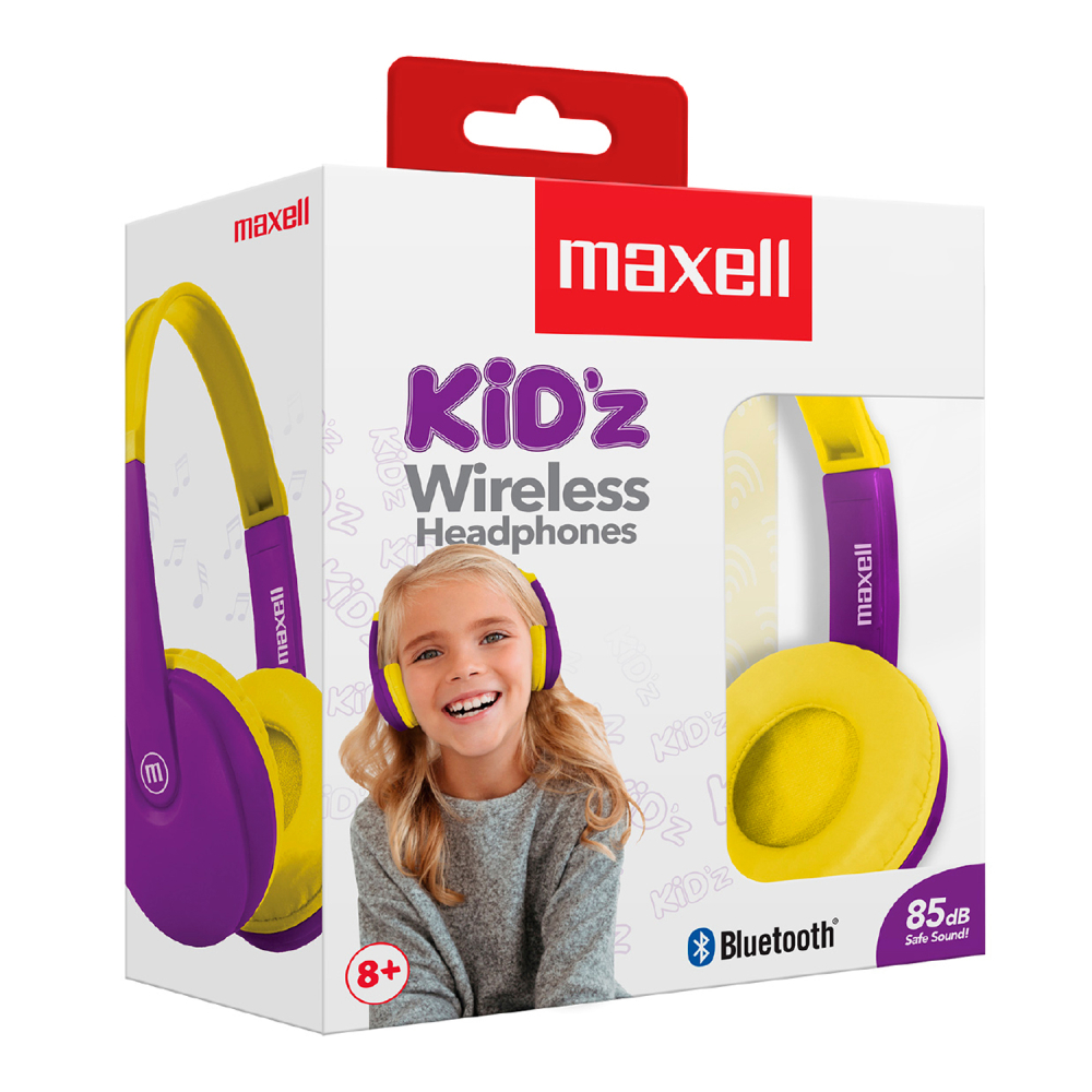 Casti fara fir bluetooth hp-bt350 kidz violet/galben maxell [5]