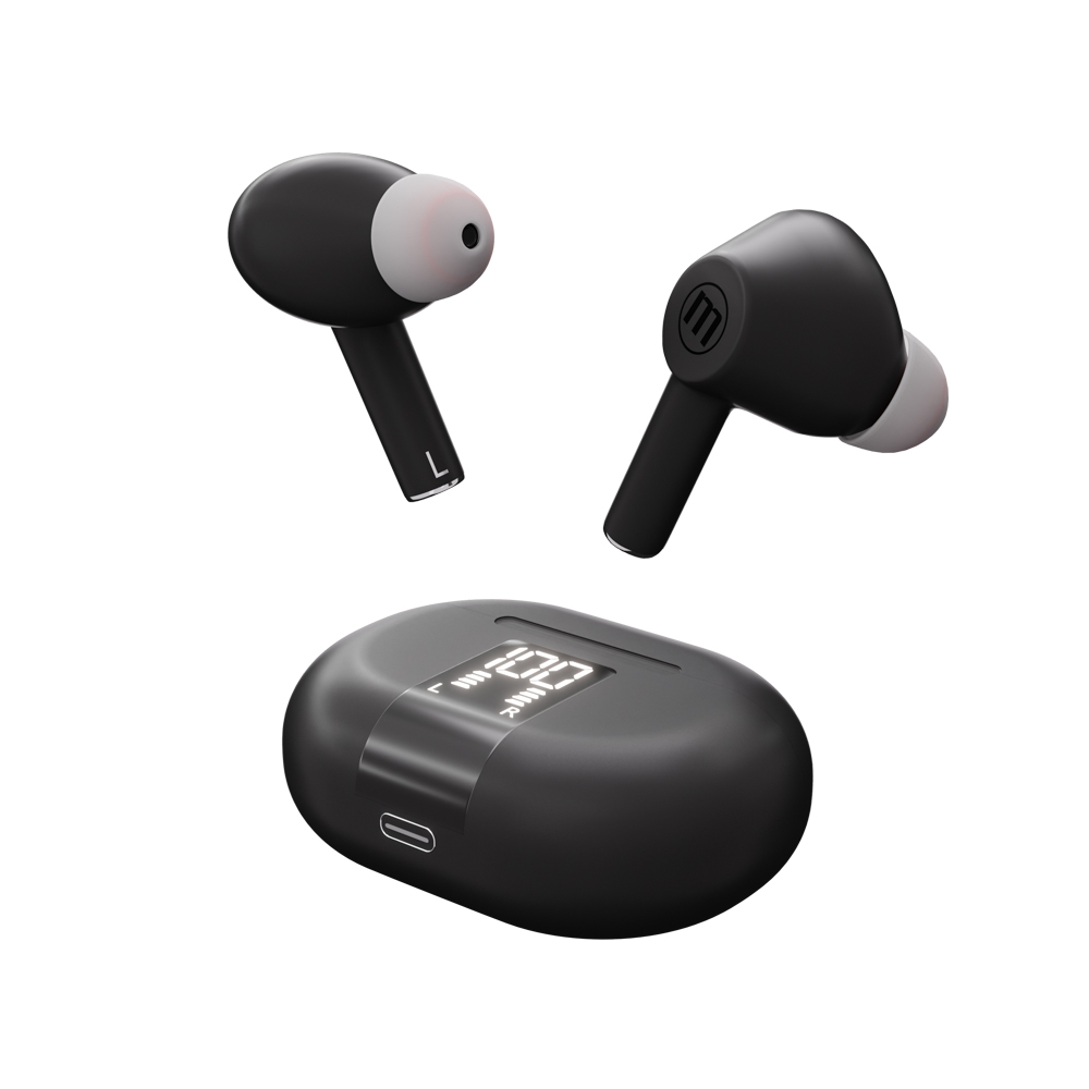 Casti fara fir bluetooth tws maxpods tip earbuds negre maxell [2]