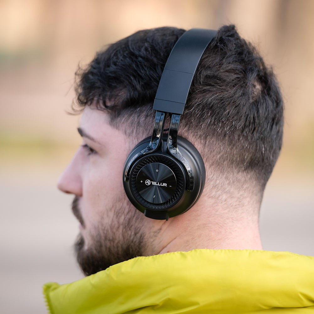 Căști Over-ear Bluetooth Tellur Feel, negru [6]