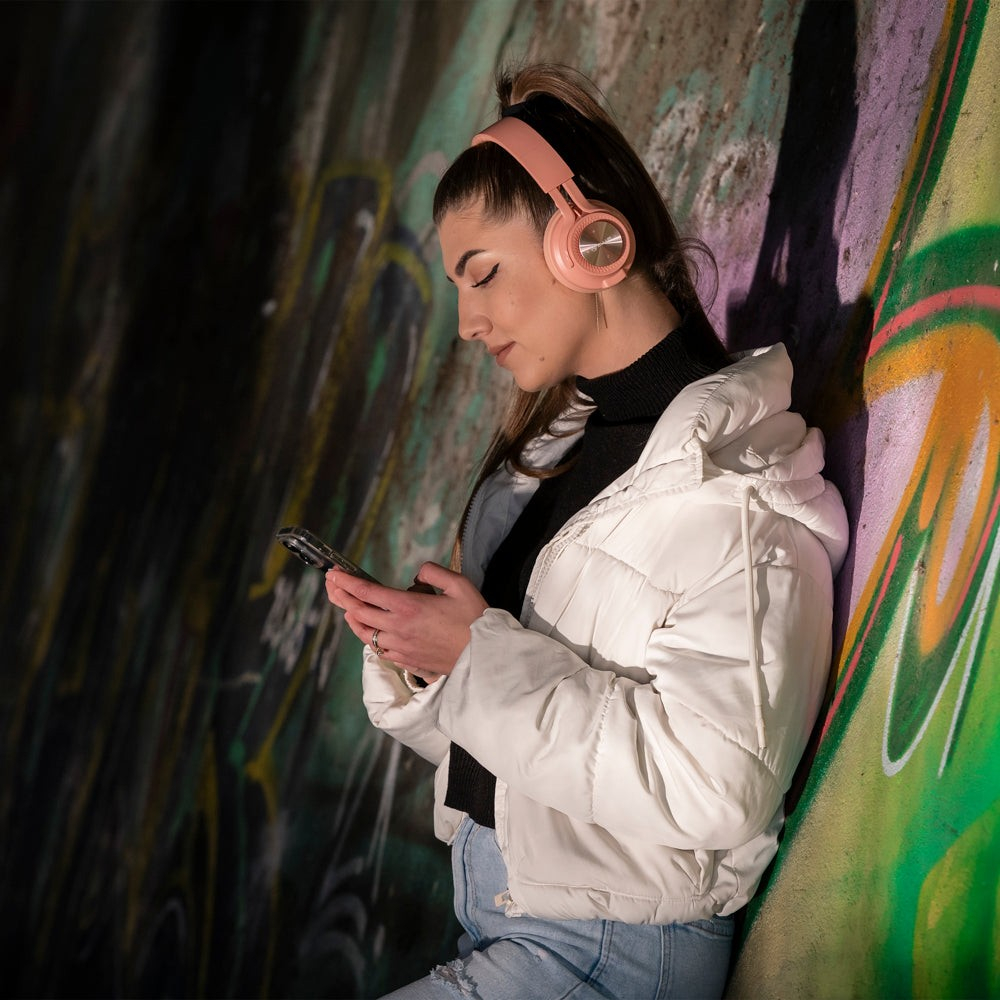 Căști Over-ear Bluetooth Tellur Feel, roz [9]