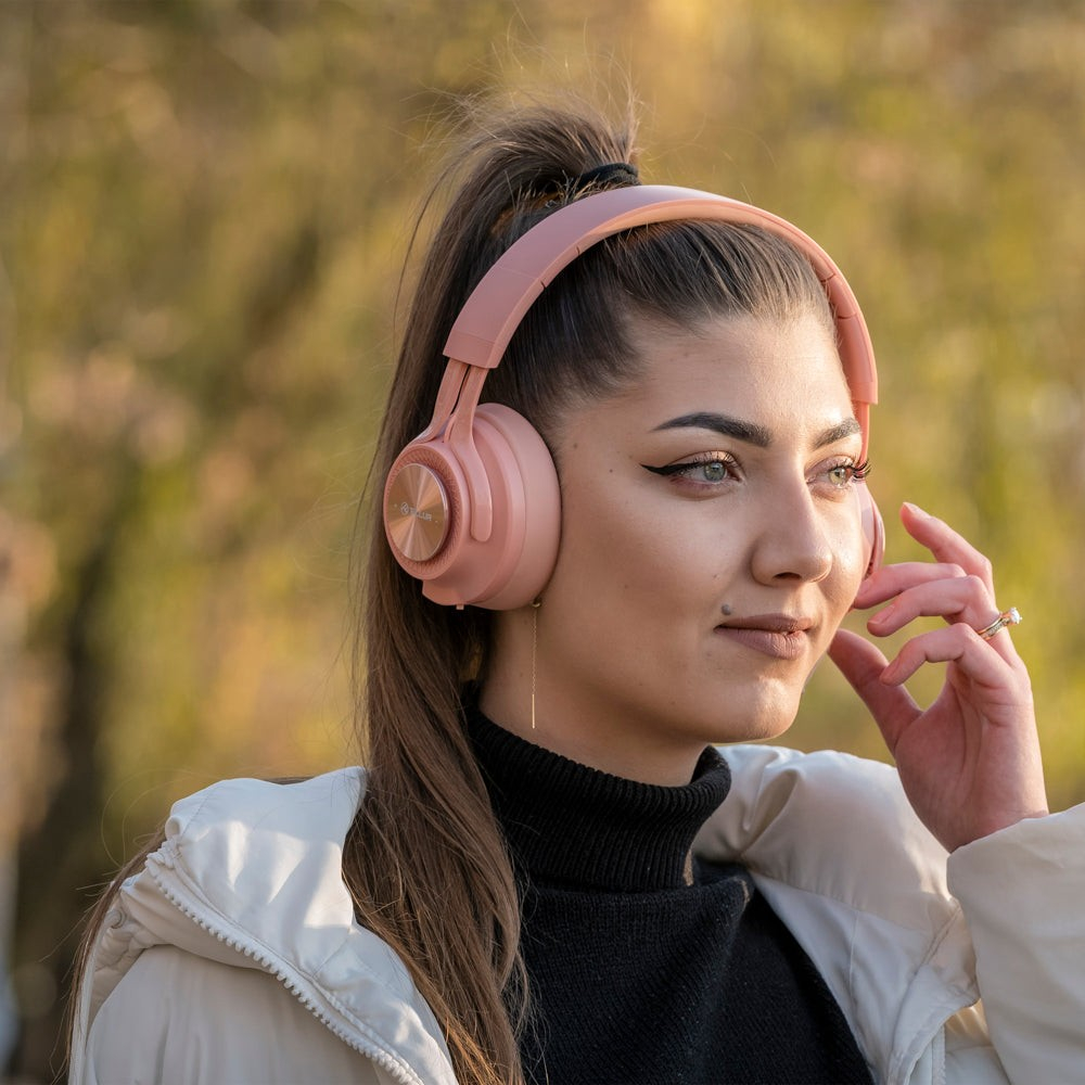 Căști Over-ear Bluetooth Tellur Feel, roz [10]