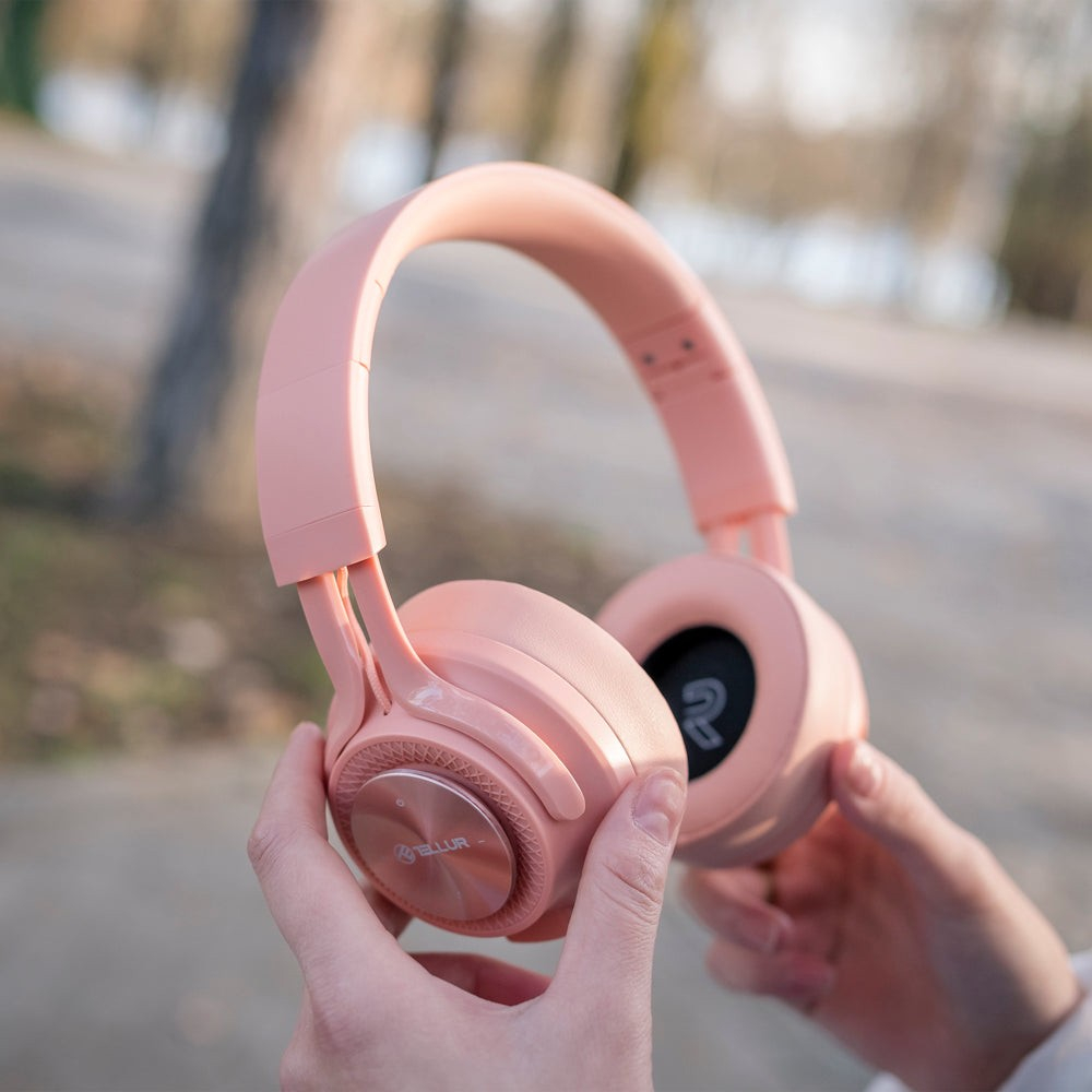 Căști Over-ear Bluetooth Tellur Feel, roz [4]