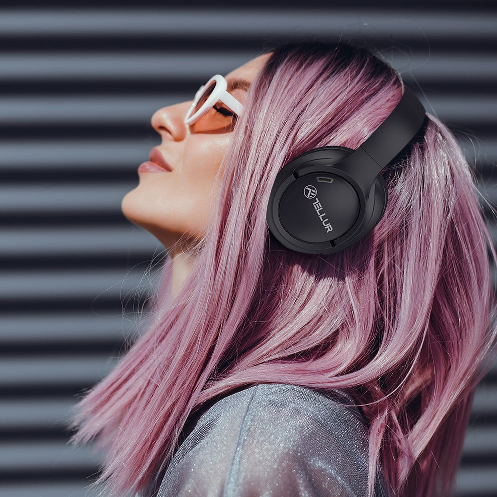 Căști Over-ear Bluetooth Tellur Vibe, ANC [4]