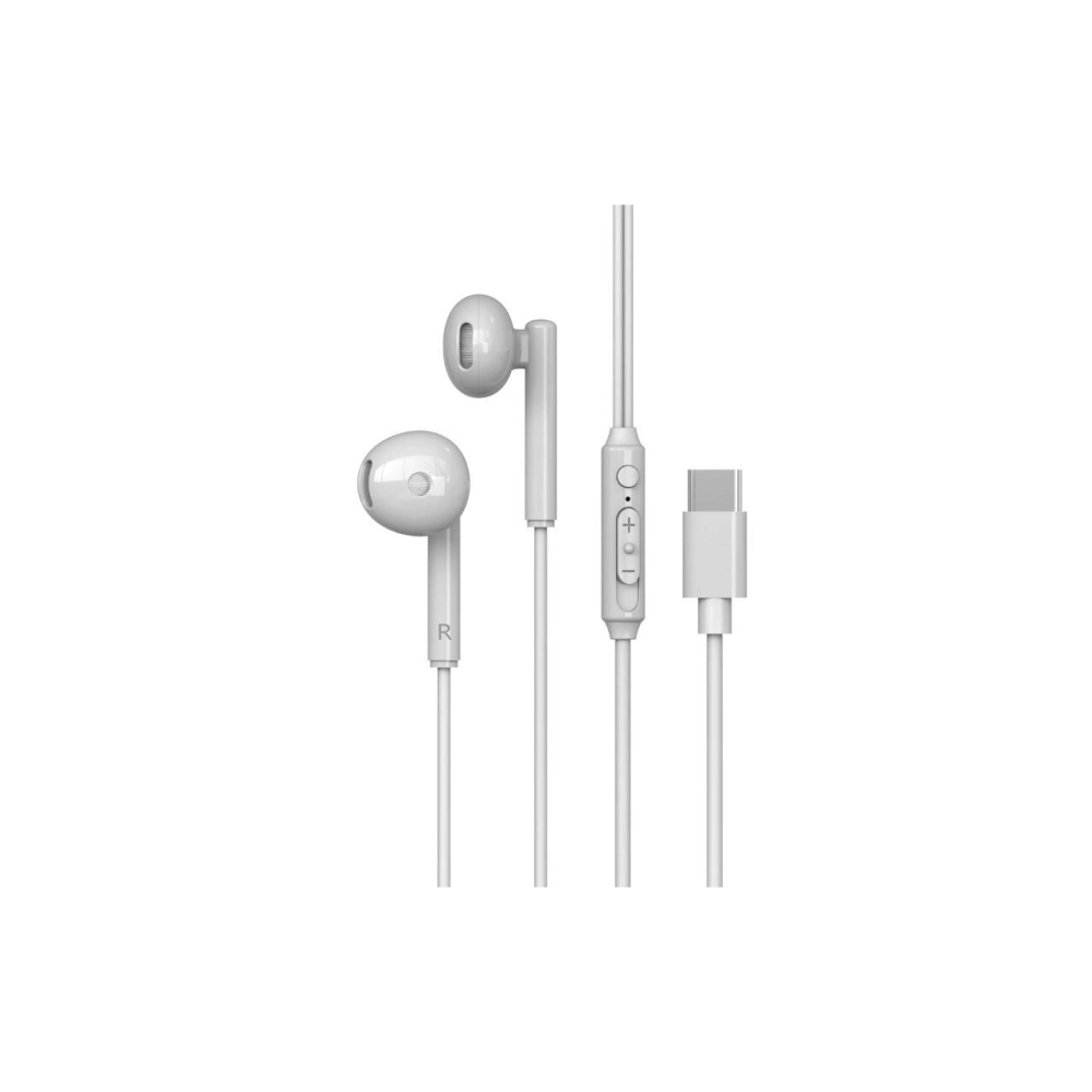 Casti Stereo Type-C Lemontti Ripple Alb [6]