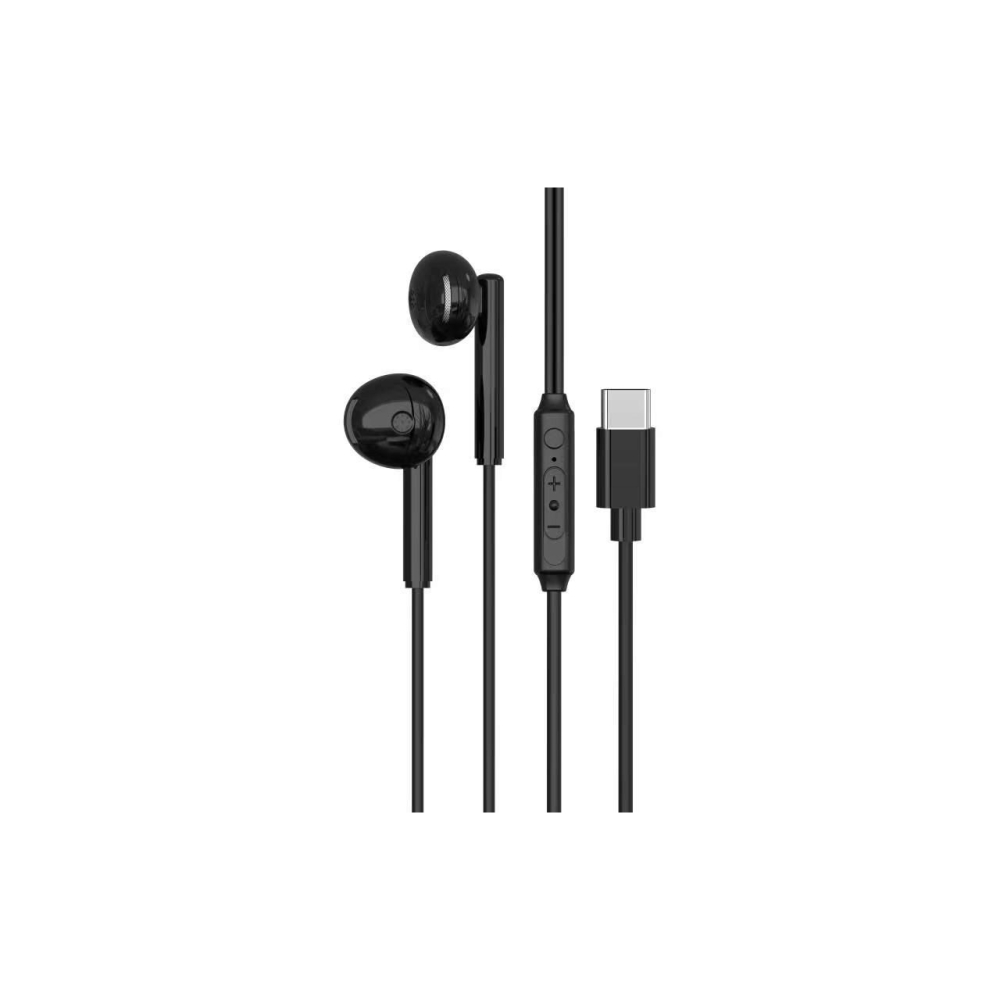Casti Stereo Type-C Lemontti Ripple Negru [5]