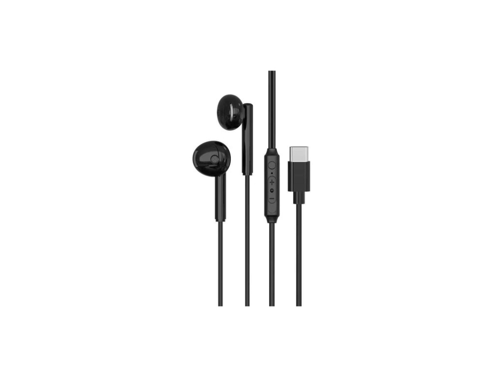 Casti Stereo Type-C Lemontti Ripple Negru [1]