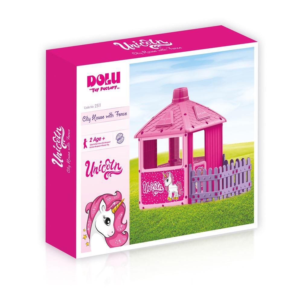 Casuta cu gard pentru copii - Unicorn [2]