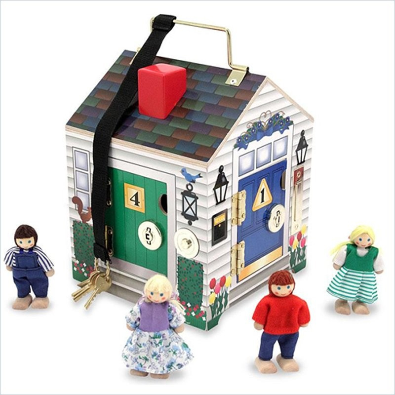Casuta din lemn cu sonerie Melissa and Doug [1]