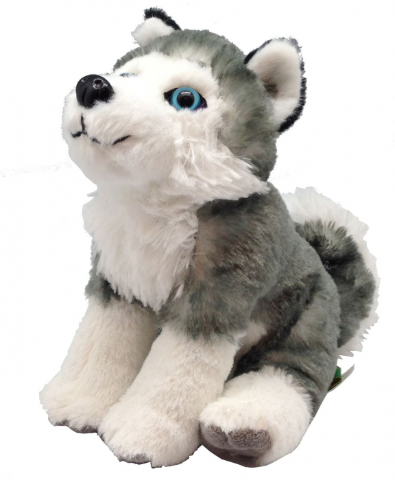 Catelus Husky - Jucarie Plus Wild Republic 20 cm [1]