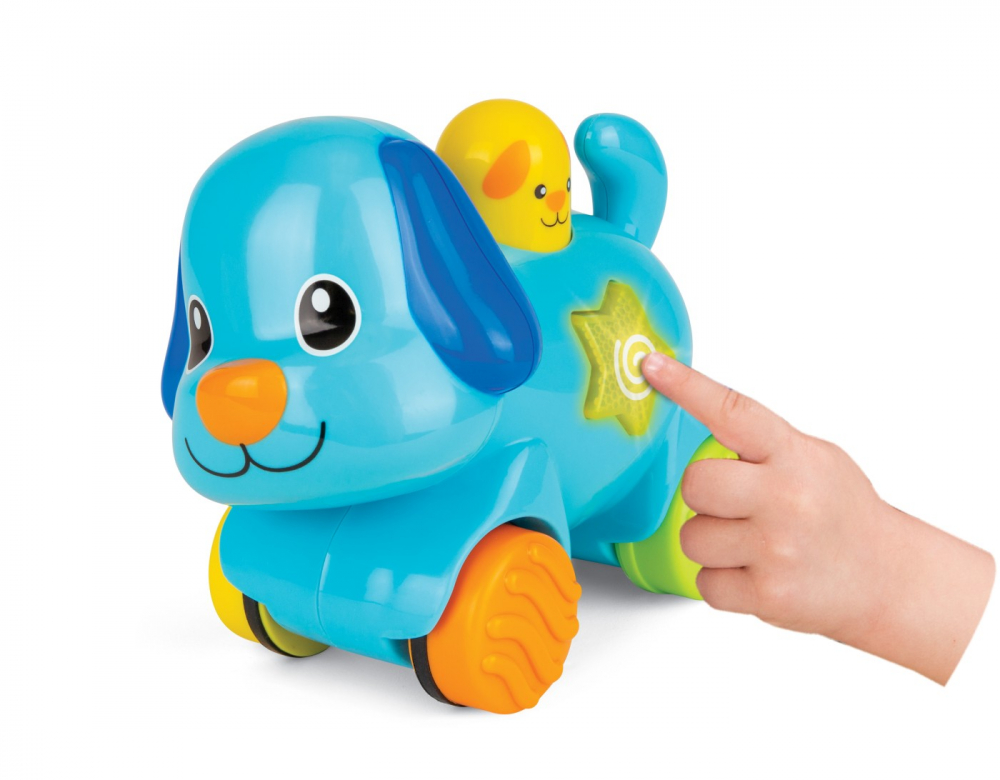 Catelus interactiv pentru bebelusi, winfun, varsta de la 6 luni la 3 ani [4]