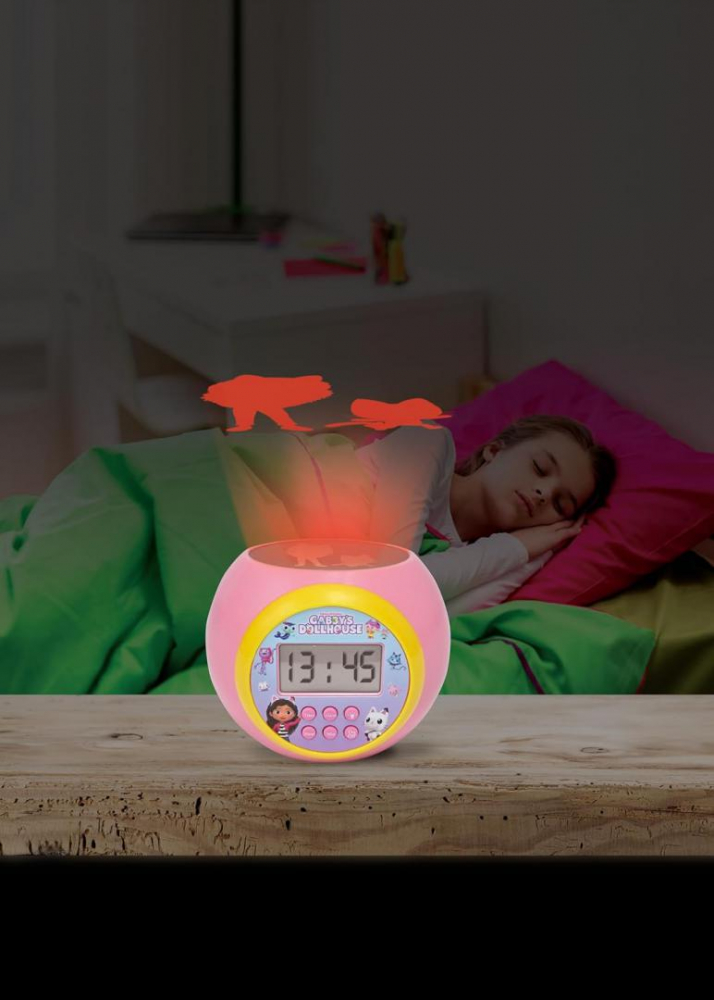 Ceas desteptator cu proiector, gabby [3]