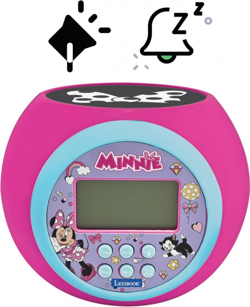 Ceas desteptator cu proiector, minnie m. [2]