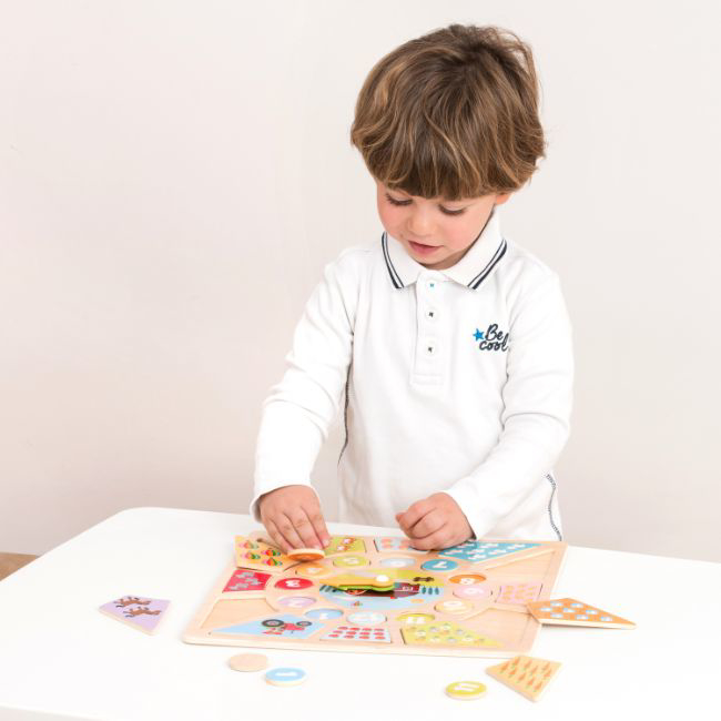 Ceas educativ din lemn [7]