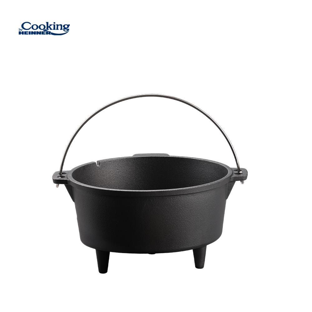 Ceaun fonta pura + capac dia 29.5 cm, 6 l, nature, cooking by heinner [7]
