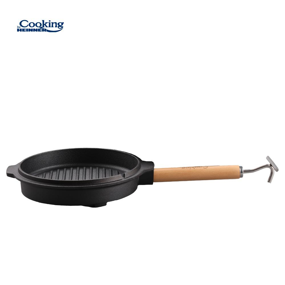 Ceaun fonta pura + capac dia 31.5 cm, 7.5 l, nature, cooking by heinner [9]