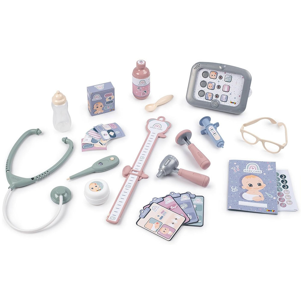 Centru de ingrijire pentru papusi Smoby Baby Care Center albastru cu accesorii [3]