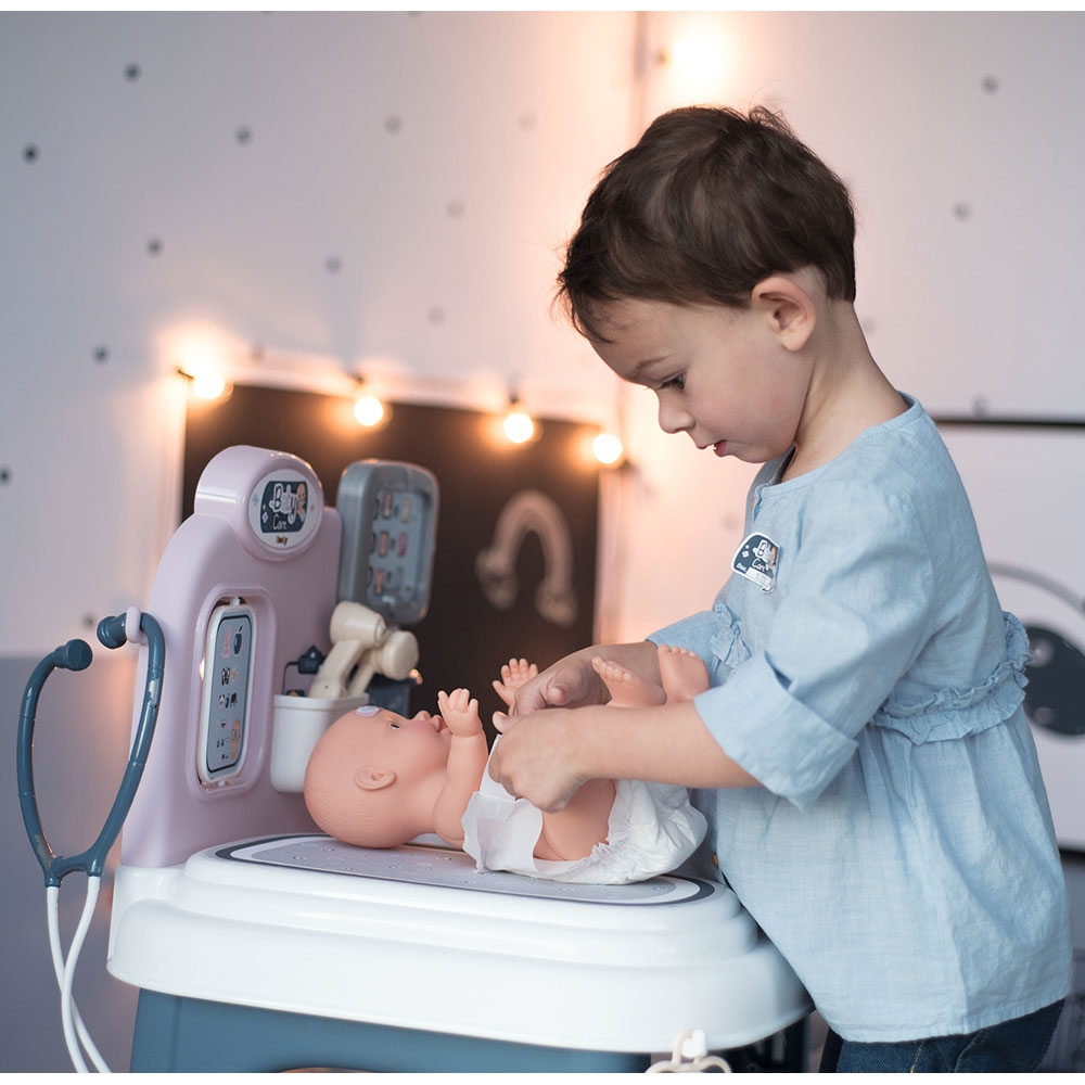 Centru de ingrijire pentru papusi Smoby Baby Care Center cu papusa si accesorii [22]