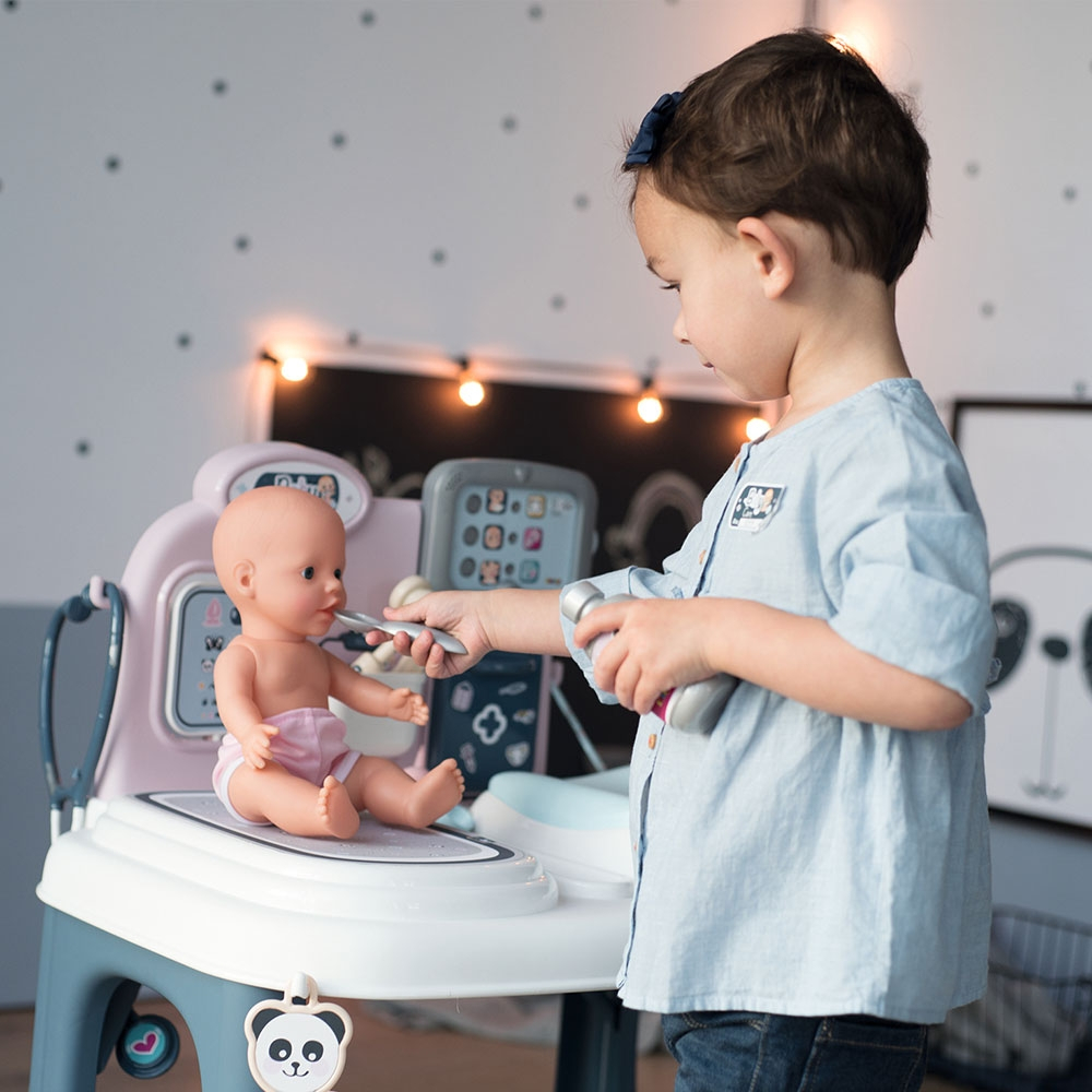 Centru de ingrijire pentru papusi Smoby Baby Care Center cu papusa si accesorii [20]