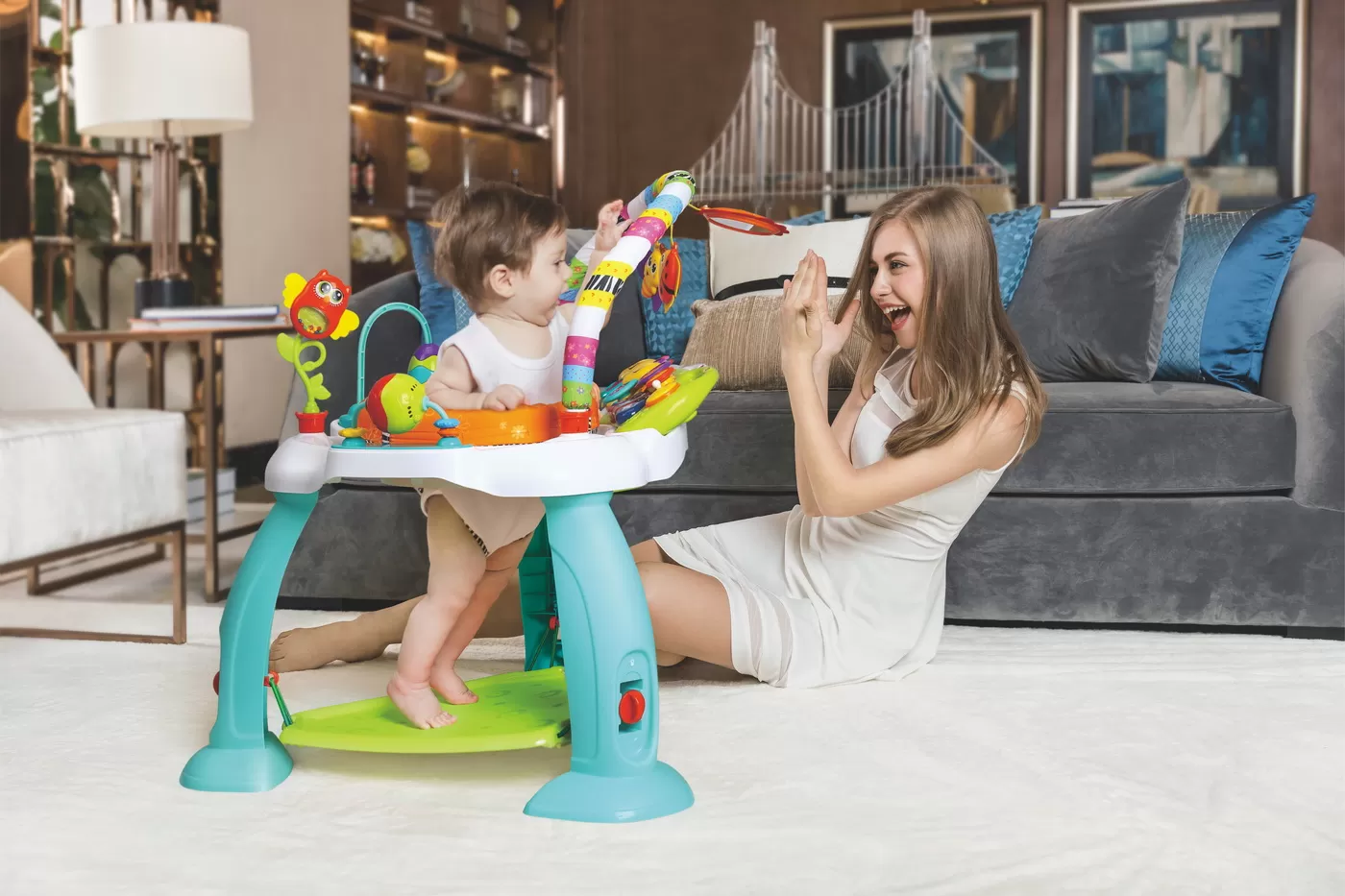 Centru de joaca multifunctional hola cu rotire 360 grade [4]