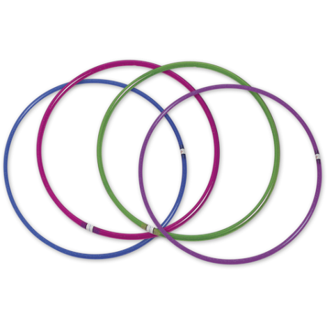 Cerc gimnastica Hula Hop 80 cm Sclipici [1]