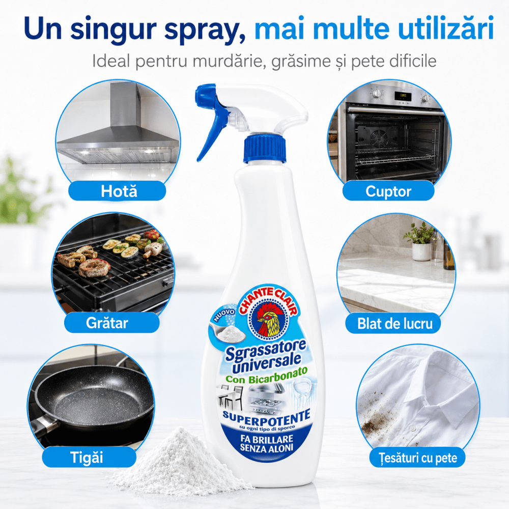 Sgrassatore degresant universal spray cu bicarbonat [5]