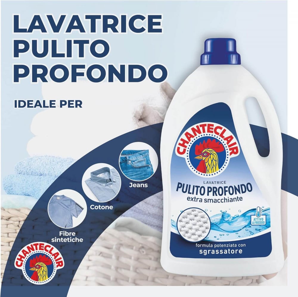 Chanteclair Detergent Lichid Rufe Curatare Profunda 1260 ml – 28 Spalari [6]