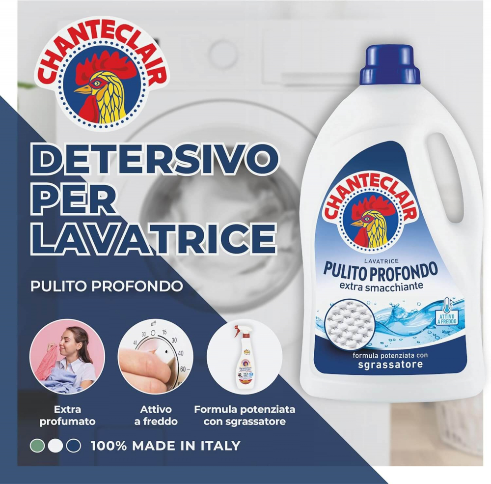 Chanteclair Detergent Lichid Rufe Curatare Profunda 1260 ml – 28 Spalari [2]