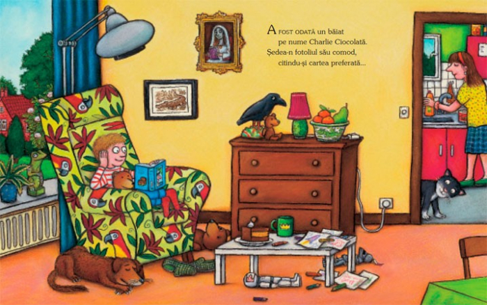 Charlie Ciocolata si cartea lui preferata de Julia Donaldson ilustratii de Axel Scheffler [2]