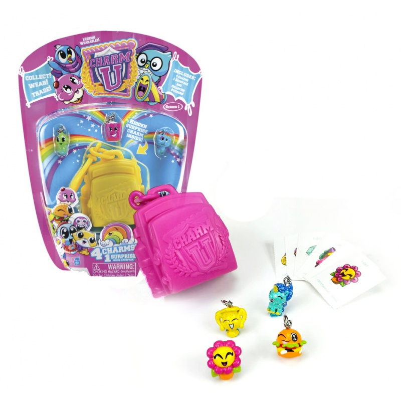 Charm U - Pachet cu 4 talismane si accesorii varsta 5-7 ani, Fete [1]