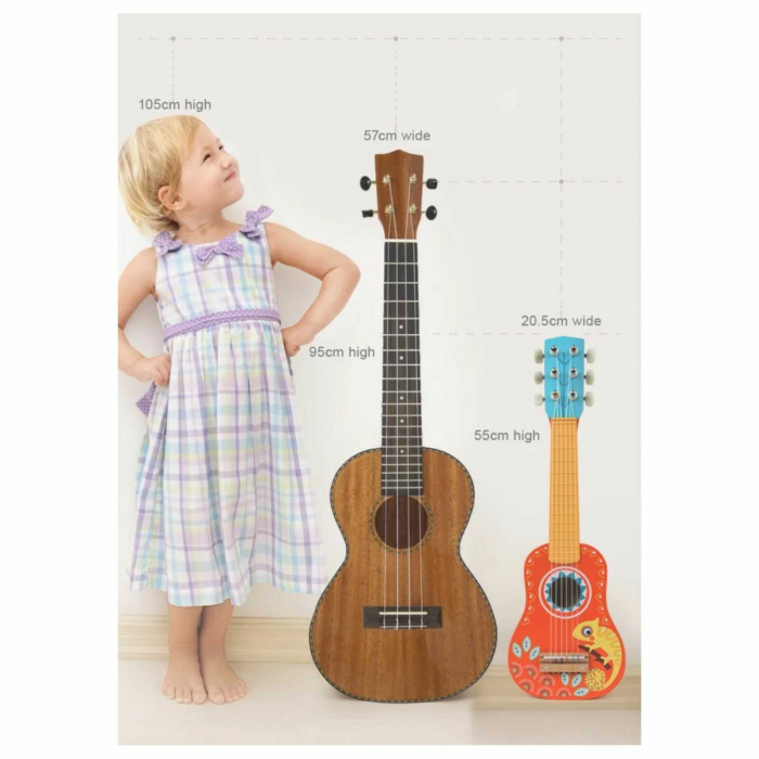 Chitara din lemn ⭐ Instrument muzical pentru copii [5]