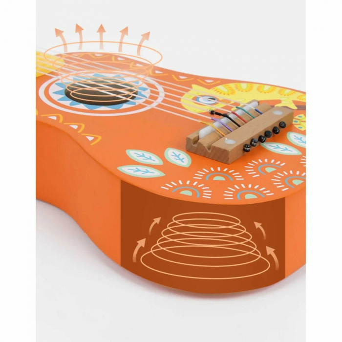 Chitara din lemn ⭐ Instrument muzical pentru copii [6]