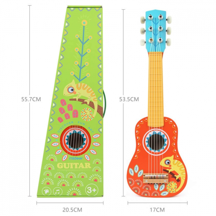 Chitara din lemn ⭐ Instrument muzical pentru copii [3]