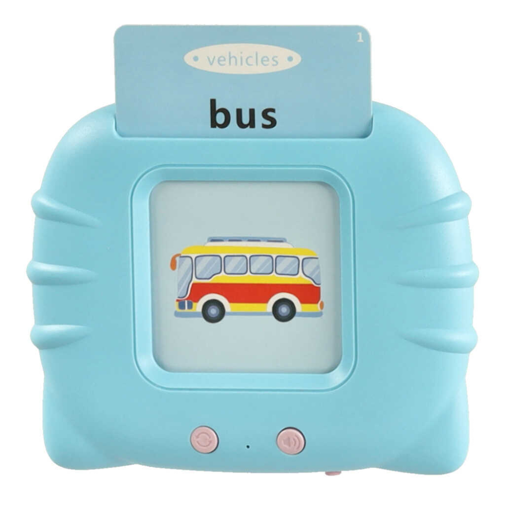 Cititor de carduri pentru invatarea vocabularului in limba engleza, 112 Carduri, Reincarcabil, Albastru [6]