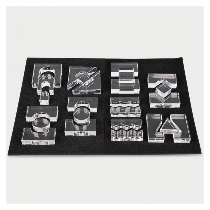 Clear Crystal, blocuri transparente, 25 buc., TickiT, 3-8 ani [6]