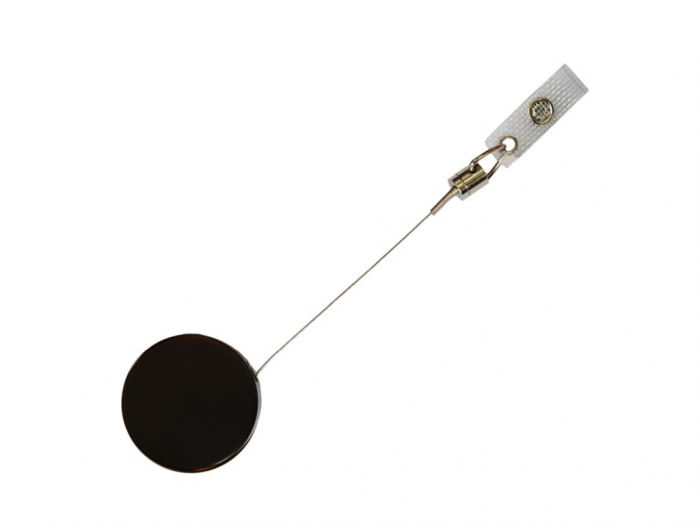 Clip din metal cu fir retractabil pentru portecuson [3]