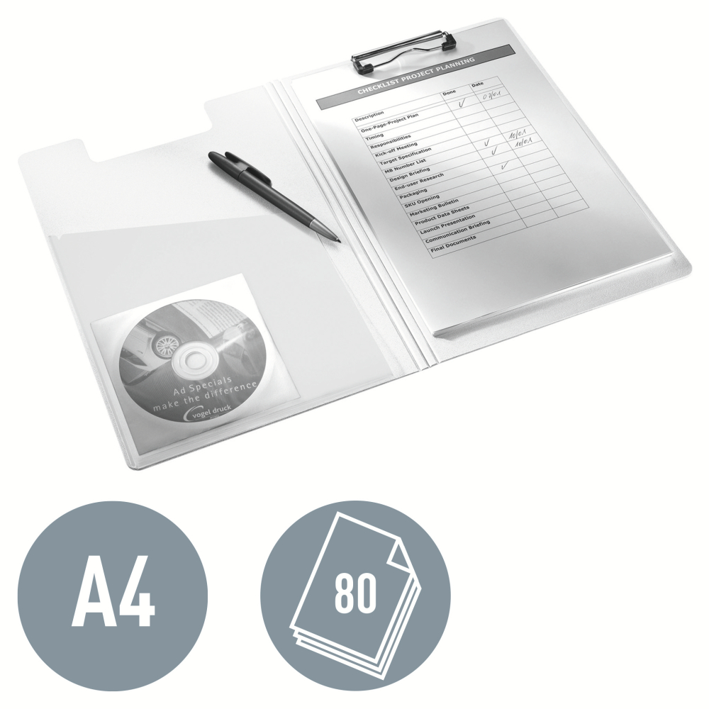 Clipboard dublu rosu wow leitz [3]
