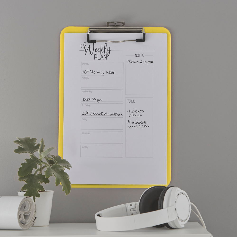 Clipboard simplu galben wow leitz [3]
