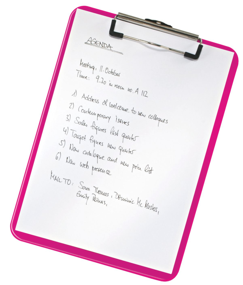 Clipboard simplu roz metalizat wow leitz [2]