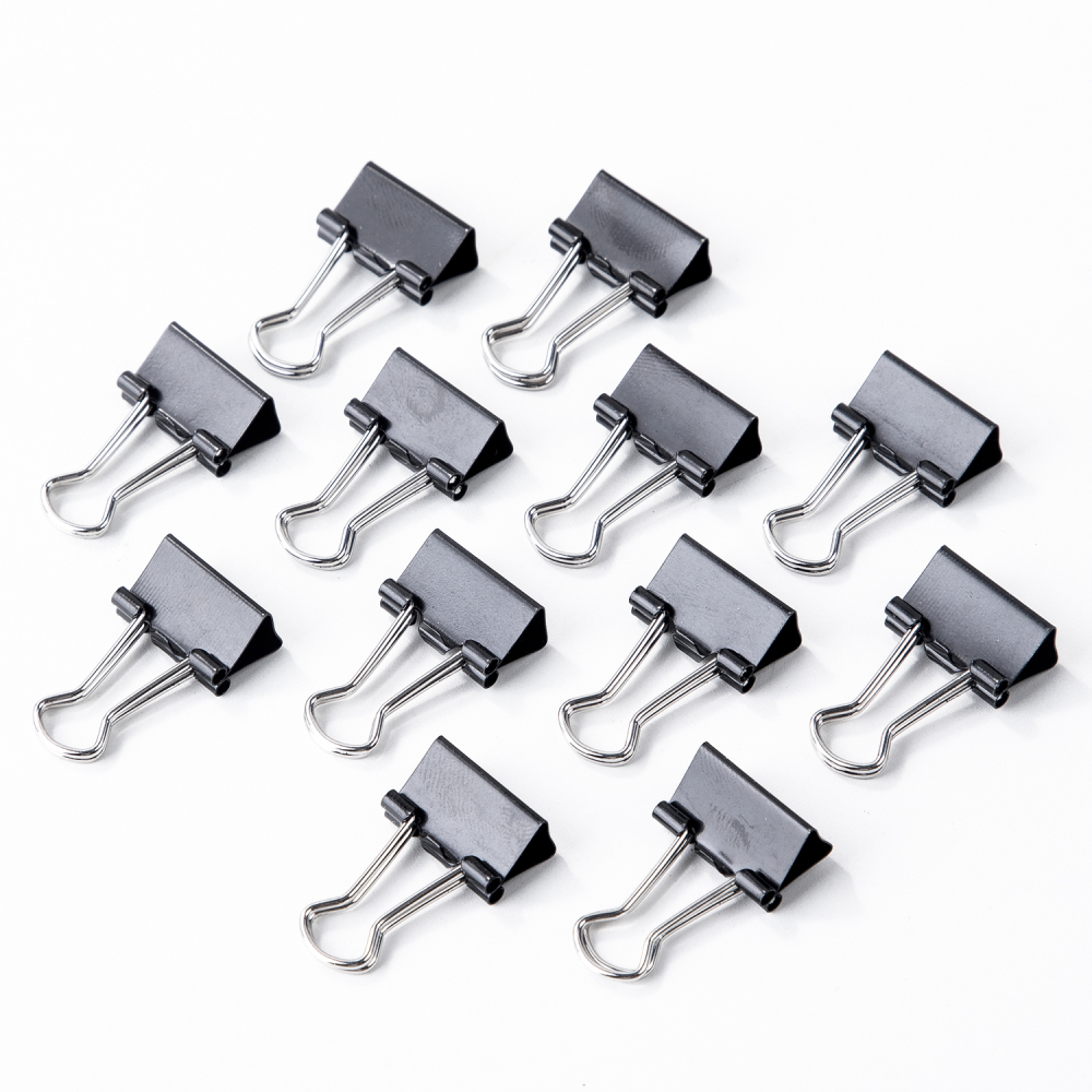 Clips hartie 15mm 12 buc/cut. carton deli [5]