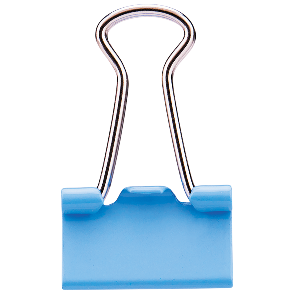 Clips hartie 19mm color 40 buc/cut. plastic deli [3]