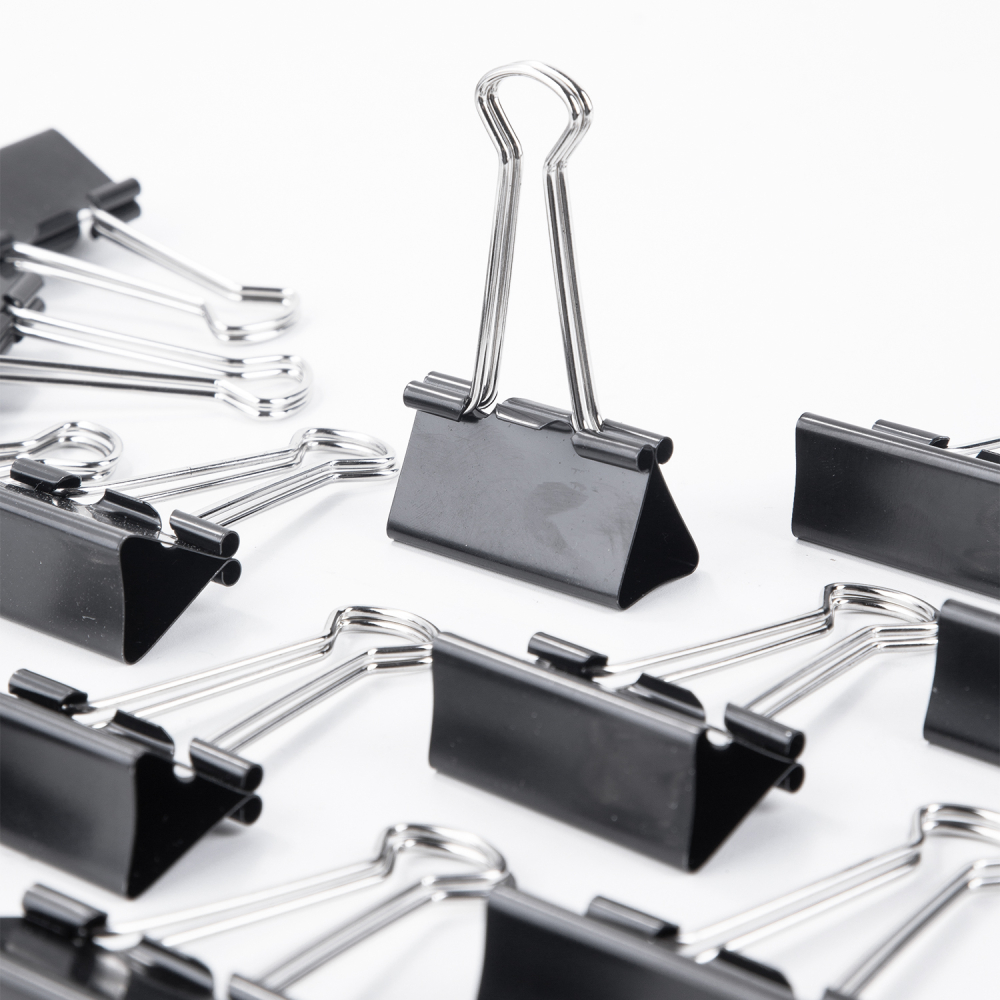 Clips hartie 41mm 12 buc/cut. carton deli [3]