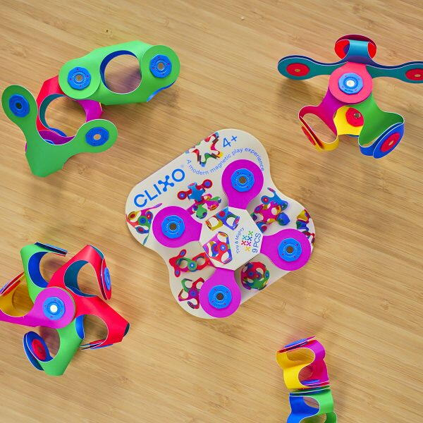 Clixo  joc magnetic de construit - Tiny & Mighty (9 piese) [4]