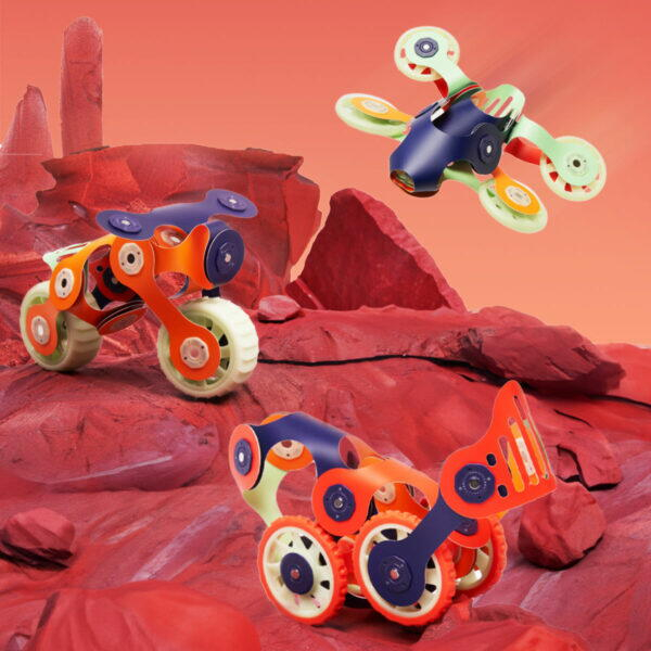 Clixo  joc magnetic de construit - Vehicule spatiale ( 30 piese) [6]