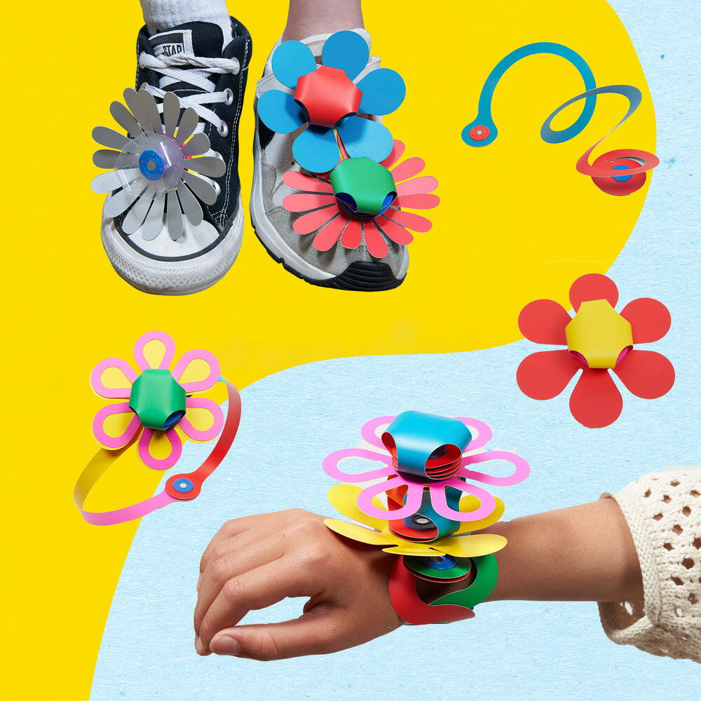ClixoÂ® joc magnetic de construit - Bijuterii colorate (28 piese) [3]