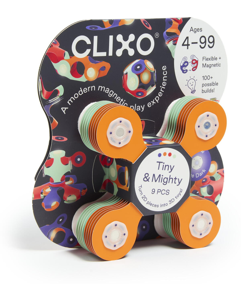 ClixoÂ® joc magnetic de construit - Tiny & Mighty - Spatiul cosmic (9 piese) [4]