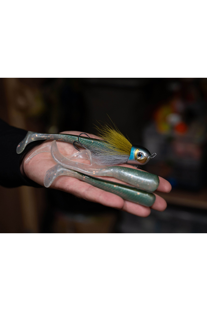 Coada de rezerva Blackbay BlackTail Rooster Junior 14cm 20g Sparkle Herring 14cm 20g Sparkle Herring [2]