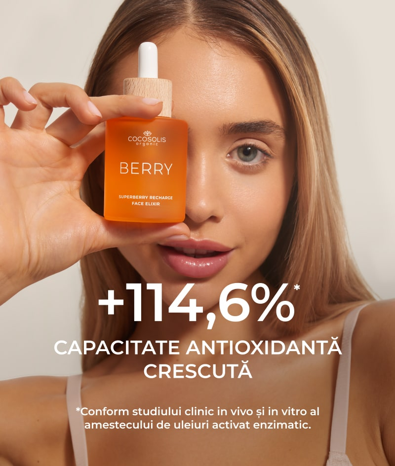 COCOSOLIS BERRY Superberry Recharge Face Elixir, pt piele intinerita, luminoasa [3]